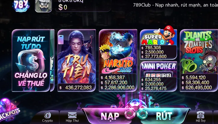 Nổ Hũ 789Club Thiên Đường Săn Jackpot Đỉnh Cao Với Cơ Hội Thắng Lớn