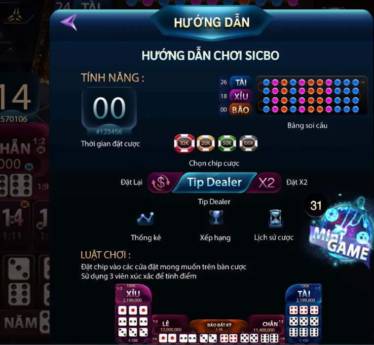 Sicbo Casino Tại 789Club Trò Chơi Xúc Xắc Kịch Tính Với Phần Thưởng Giá Trị