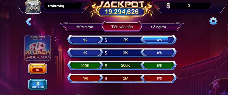 Chinh Phục Ngay Xì Dách Spidermen Tại 789Club Đỉnh Cao Cảm Xúc